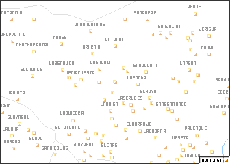 map of Quebrada Chiquiral